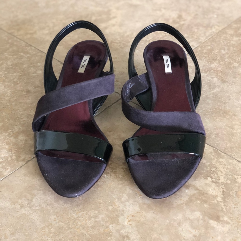 Miu Miu kitten heel sandals